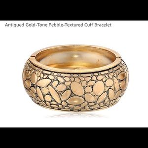 Antiqued Gold Bangle